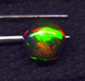 High Quality <b>7</b> Ct 13.6*<b>7</b>.5 mm Natural Multi <b>Fire</b> Opal Cabochon Loose Gemstone for Jewelry Making - Product Image 5