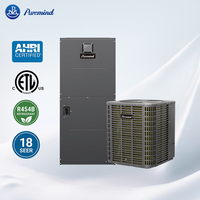 Unité de Traitement d'Air (UTA) 4kW 10.5kW 14kW 17.5kW Système Split Canalisé R454B 18 SEER Certifié AHRI pour Fourniture aux Entrepreneurs CVC aux États-Unis