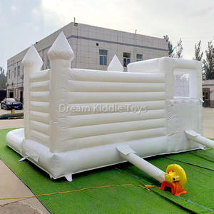 Château <span class=keywords><strong>gonflable</strong></span> blanc pour location <span class=keywords><strong>de</strong></span> fête <span class=keywords><strong>de</strong></span> mariage avec toboggan rotatif et piscine à balles, maison <span class=keywords><strong>de</strong></span> rebond <span class=keywords><strong>gonflable</strong></span> - Product Image 3