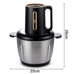 3L capacity Kitchen Use Blender Wholesale Electric Chopper stainless steel Bowl Multifunction Baby Food Processor - Product Image 4