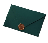 Carte postale de remerciement en papier épais 600g pour petite entreprise personnalisée de luxe avec logo en aluminium