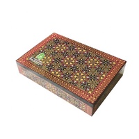 Nouveau design exclusif luxe piano laque finition en bois chocolat date emballage boîte