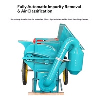 Machine à décortiquer multifonctionnelle auto-alimentée 3000W à double tambour pour riz, blé, soja, sésame, usage domestique, décorticage rapide, 220V