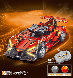 Đồ Chơi Mới 1: 18 Điều Khiển Từ Xa 2.4G Xây Dựng Khối Xe 400 + Pcs Công Nghệ Loạt Xe Nhỏ Hạt Lắp Ráp Gạch Đồ Chơi - Product Image 5