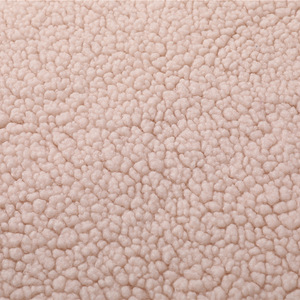 <span class=keywords><strong>Tissu</strong></span> à tricoter en polaire Sherpa simple face en <span class=keywords><strong>fausse</strong></span> <span class=keywords><strong>fourrure</strong></span> de laine douce 100% polyester pour doublure et pardessus - Product Image 5