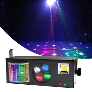 Chuyên nghiệp 4in1 <span class=keywords><strong>Led</strong></span> Sân Khấu DJ đèn laser nhấp nháy <span class=keywords><strong>DMX</strong></span> Đảng đèn âm thanh kích hoạt RGB <span class=keywords><strong>LED</strong></span> Disco thiết bị chiếu sáng cho đám cưới - Product Image 5