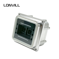 Module de scanner de codes-barres LONVILL en acier inoxydable, conception anti-broderie, aspiration interne, scanner de codes QR pour parking extérieur