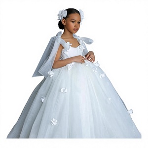 Vestidos <span class=keywords><strong>de</strong></span> gala <span class=keywords><strong>de</strong></span> <span class=keywords><strong>cola</strong></span> <span class=keywords><strong>de</strong></span> princesa para niñas, populares en Instagram, vestidos blancos <span class=keywords><strong>de</strong></span> boda para niñas <span class=keywords><strong>de</strong></span> las flores, vestidos para actuaciones <span class=keywords><strong>de</strong></span> <span class=keywords><strong>piano</strong></span> para niños - Product Image 4