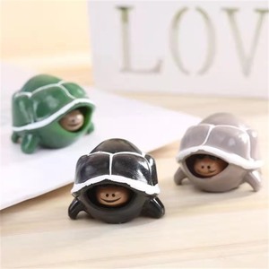 2025 Creative Cartoon Cute PVC Rubber <strong>Turtle</strong> Keychains Tortoise Squeeze Toy <strong>Pop</strong> <strong>Fidget</strong> Sensory Toy - Product Image 5