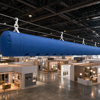 Conduits en tissu polyester - Conduits carrés flexibles et économes en énergie pour les systèmes de climatisation industrielle dans les hôpitaux et les écoles