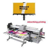 Imprimante UV hybride grand format 2m à bande transporteuse pour impression sur cuir PU / affiches / bannières / publicité