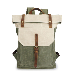 Design School Business <strong>Laptop</strong> Backpack Custom <strong>Women</strong> Canvas Rolltop <strong>Laptop</strong> Backpack High Quality 2024 <strong>Rucksack</strong> - Product Image 2