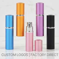 Flacon pulvérisateur de parfum rechargeable personnalisé pour voyage, idéal pour l'atomiseur de parfum de voyage