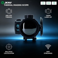 Monoculaire thermique JKNV G-TS 635R 640x512 35mm avec télémètre laser 1200m, WiFi, IP67, observation longue portée