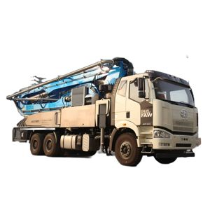 JIUHE Factory High Efficiency Good Brand Boom Pump with 1 Year <b>Engine</b> Warranty 38m Concrete Pump Truck Concrete Delivery Machine - Product Image 3