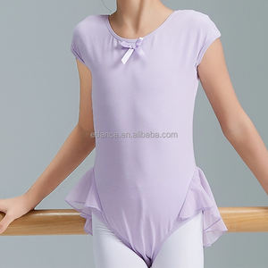 Robes de <span class=keywords><strong>danse</strong></span> à nœuds, vêtements de scène pour danseurs, nouveau design à manches courtes pour filles, <span class=keywords><strong>justaucorps</strong></span> de ballet, <span class=keywords><strong>justaucorps</strong></span> de gymnastique pour enfants - Product Image 5