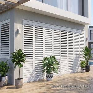 Volets en aluminium sur mesure pour pergola, balcon, fenêtre extérieure, avec lames en aluminium - Product Image 2