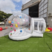 Enfants et adultes PVC adhésif sautant bulle maison gonflable dôme tente 3m 4m 5m clair Igloo pour camping en plein air