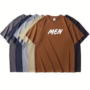 T-shirts personnalisés de haute qualité en coton 100% 240 g/m², impression sérigraphique de votre propre marque, coupe classique pour hommes - Product Image 1