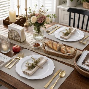 Vaisselle personnalisée avec logo, impression sur mesure, design moderne, motifs joyeux et porte-bonheur, services de table en céramique, assiettes en céramique - Product Image 5
