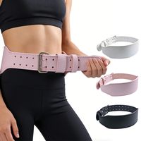 Ceinture de musculation en cuir de vachette, service OEM, prix d'usine, soutien lombaire, robuste, respirante, équipement d'entraînement de force