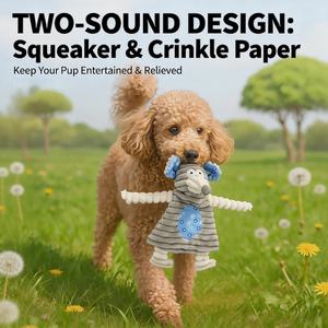 Köpek Oyuncakları Gürültülü, Uzun Ömürlü Çiğneme Oyuncakları, Agresif Köpekler İçin Dayanıklı Peluş Köpek Yavrusu Diş Çıkarma Oyuncakları - Product Image 2