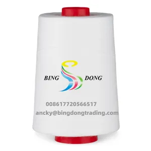 Blanco crudo blanqueado blanco óptico blanco Tfo 40/2 5000 metros 100% hilo de coser de poliéster hilado - Product Image 1