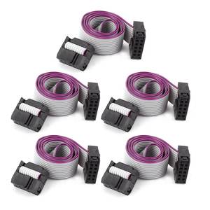 Câble plat pour disque dur IDC 10 broches, 30 cm, lot de 5, pour serveur de bureau, boîtier externe - Product Image 1