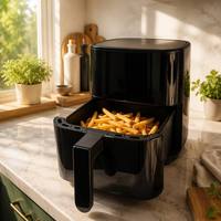 Friteuse à air OEM, prix de gros, avec boîtier de cuisson à commande facile, ensemble complet pour une cuisson sans huile, boîtier amovible, puissante