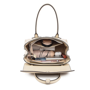 <span class=keywords><strong>Bolso</strong></span> de hombro para mujer a la moda, de gran capacidad, con cierre de solapa, bolsillo oculto con cremallera, diseño elegante - Product Image 3