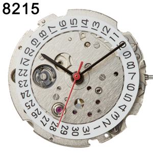 Venta al por mayor de movimiento mecánico automático japonés original Miyota 8215 de primera calidad con 3 agujas, ventana de fecha negra. - Product Image 1
