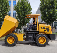 Camion benne compact HAIJU HJD50 5 tonnes 4x4, mini-dumper avec moteur Yunnei en option, Yuchai Cummins, faible entretien, vente chaude