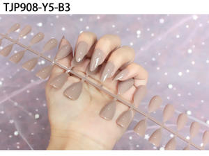 Boîte d'emballage pour <span class=keywords><strong>faux</strong></span> ongles de couleur unie DIY, vente <span class=keywords><strong>en</strong></span> gros de <span class=keywords><strong>faux</strong></span> ongles artificiels <span class=keywords><strong>en</strong></span> ABS à paillettes, <span class=keywords><strong>doigt</strong></span> de salon d'art d'ongle - Product Image 4