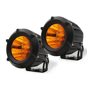 Hotsale 3" 25W White Amber Offroad Motorcycle Led Work Driving Fog Light