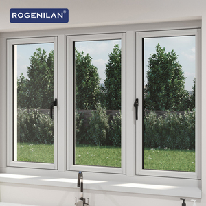 <span class=keywords><strong>Porte</strong></span>-fenêtre à battants <span class=keywords><strong>en</strong></span> <span class=keywords><strong>métal</strong></span> avec moustiquaire, fenêtre à battants <span class=keywords><strong>en</strong></span> aluminium à verre creux, projet <span class=keywords><strong>de</strong></span> maison Rogenilan - Product Image 3