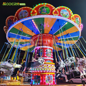 Atracción de feria: Silla voladora para niños, equipo de parque de atracciones, para uso en interiores/exteriores, fibra de vidrio, para centros comerciales - Product Image 4