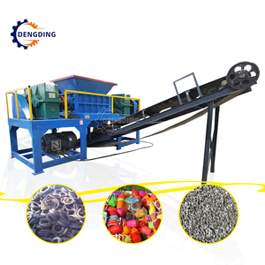 Système de recyclage de déchets industriels : Concasseur à double arbre Elite, Matelas à ressorts, Palettes en bois, Acier de rebut, Poutres en H, Déchets de fenêtres en aluminium - Product Image 3