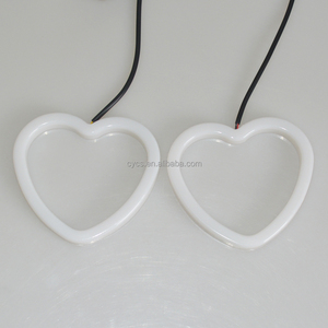 อุปกรณ์ตกแต่งรถยนต์ ไฟเลี้ยว 12v ไฟหน้ารถยนต์ ควบคุมผ่านแอพ ไฟ LED ตกแต่งรูปหัวใจ แองเจิลอาย ฮาโล ไล่ตาม - Product Image 3