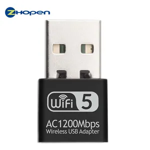 Adaptateur usb réseau sans fil lan 802.11n, 2.4 ghz, rtl8812bu, 1200m, 5ghz, pour tablette android, tv, box