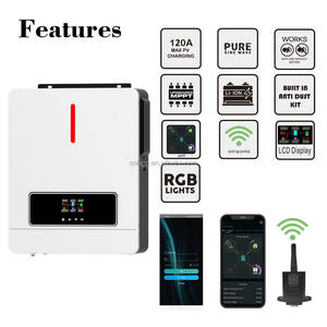 Pure Sine Wave Hybrid Solar <strong>Inverter</strong> 5KW <strong>24V</strong> Dual Output DC to AC MPPT 60-450V with Three/Single Phase - Product Image 6