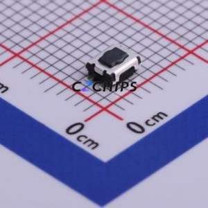 TBF221KQR Tactile Switch SMD-4P,6x6mm Switch Single Pole Single Throw Rectangle Button Vertical Mount 6mm - Product Image 1