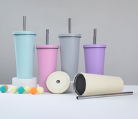 Vaso Térmico Clásico Delgado de Acero Inoxidable de Lujo 2026 con Popote, Logotipo Personalizado, Aislamiento al Vacío, Taza de Viaje de 12-24 Horas, Caja de Regalo para Negocios