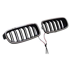 กระจังหน้ารถยนต์ BMW แบบมีไฟ LED พร้อมคลิปสำหรับ BMW ซีรีส์ 3 F30 ปี 2013-2018 - Product Image 4
