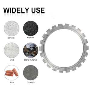 Disco de Corte Circular de 410 mm con Recubrimiento de Titanio, Soldado con Láser Industrial, para Concreto, Alfastrato y Ladrillo, OEM - Product Image 6