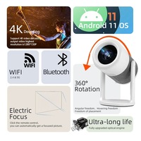 Portable Mini Hd 1080P 4K Extérieur Home Cinéma Projecteur Led Android Smart Wi-Fi Vidéo Film Cinéma Lcd Projecteur