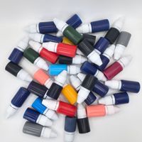 Encre de tampon photosensible colorée de petite capacité 10 ml YINDEHAO Factory, encre rouge pour tampon, mini encre de recharge pour tampon flash