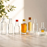 Botol Kaca Mini 50ml 100ml dengan Tutup Aluminium ROPP untuk Souvenir Pernikahan Grosir