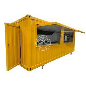 Contenedor Expandible de 20 pies de Acero con Paneles Sándwich para Cafetería/Restaurante al Aire Libre, con Cocina y Color Personalizable - Product Image 1