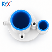 Collecteur de vidange intégré multi-ports en ABS et silicone pour évier de cuisine, connecteur de vidange à sorties multiples, raccord de plomberie pour déviateur d'eau