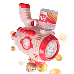 Juguete de Burbujas, Precio Económico, Juguete <span class=keywords><strong>para</strong></span> Fiestas al Aire Libre, Oso de Dibujos Animados, Pistola de Burbujas de Agua con Luz <span class=keywords><strong>El</strong></span>éctrica Espacial, Juguetes <span class=keywords><strong>para</strong></span> Niños - Product Image 5
